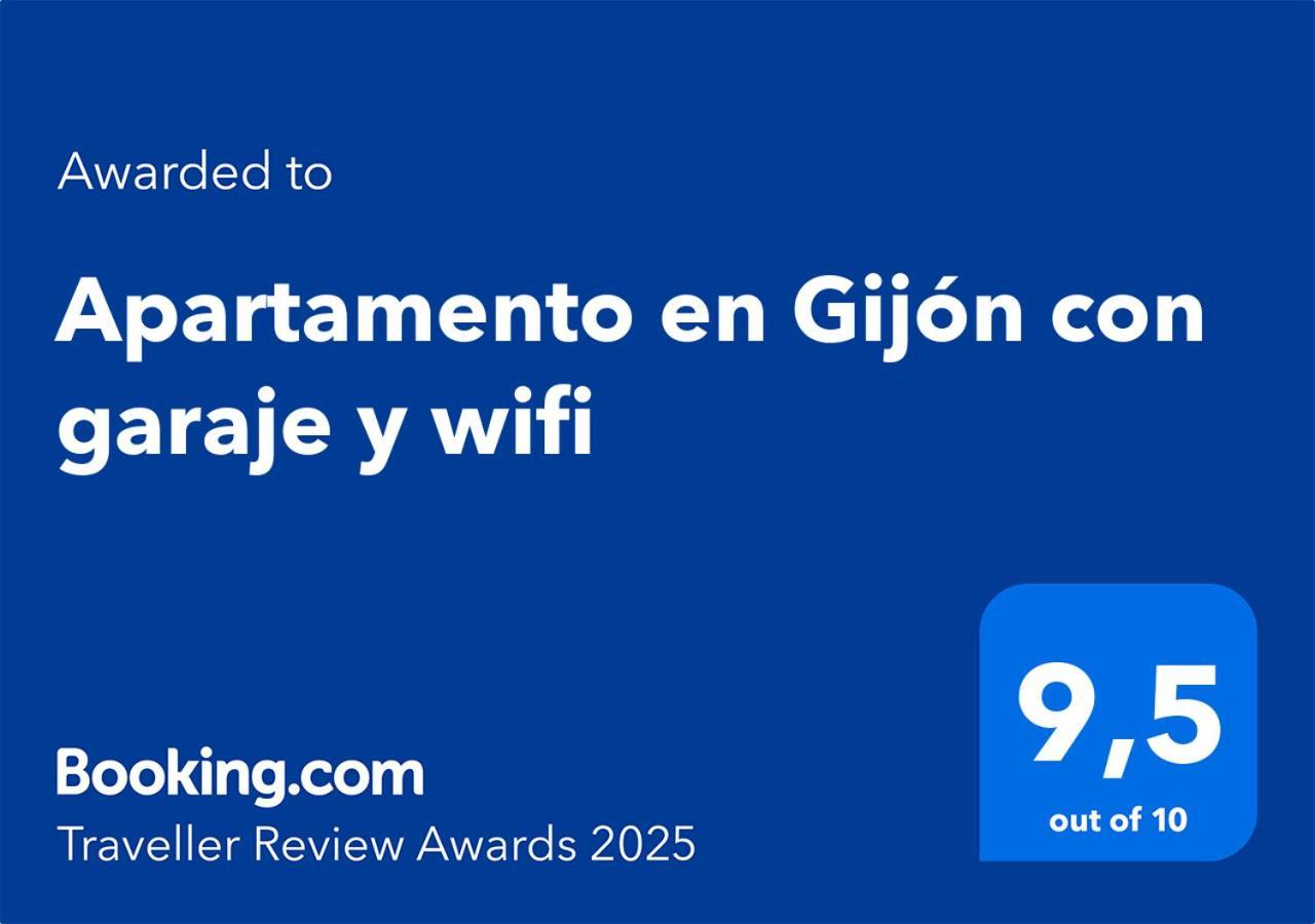 Apartamento En Gijon Con Garaje Y Wifi Esterno foto